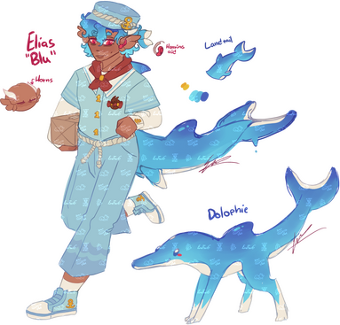 OFF BASE Colored Sketch Fullbody