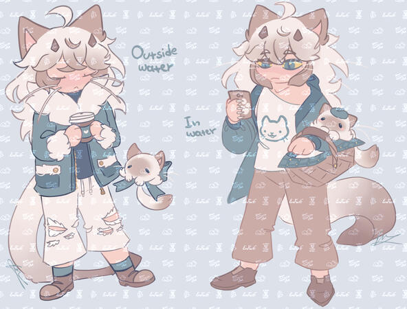 Colored Sketch Chibi + Items