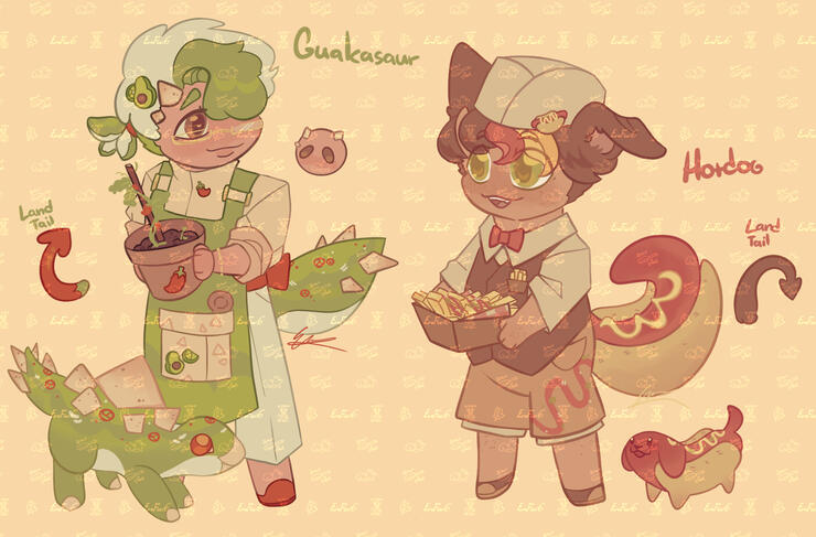 Regular Chibis + Creature